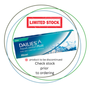 Limited Stock Dailies AquaComfort Plus Toric