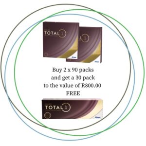 Dailies Total 1 90 Pack buy 2 and get one 30 pack free