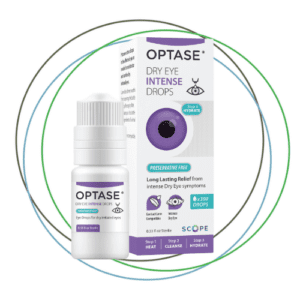 Optase Dry Eye Intense Drops with Eye-Online 3 colour rings