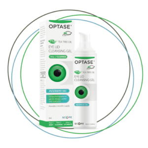 Optase Eye Lid Cleansing Gel with Eye-Online 3 colour rings