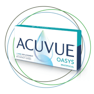 Acuvue Oasys Multifocal 6 Pack with Eye Online 3 color rings