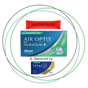 Air Optix Hydraglyde for Astigmatism Discontinued 2026